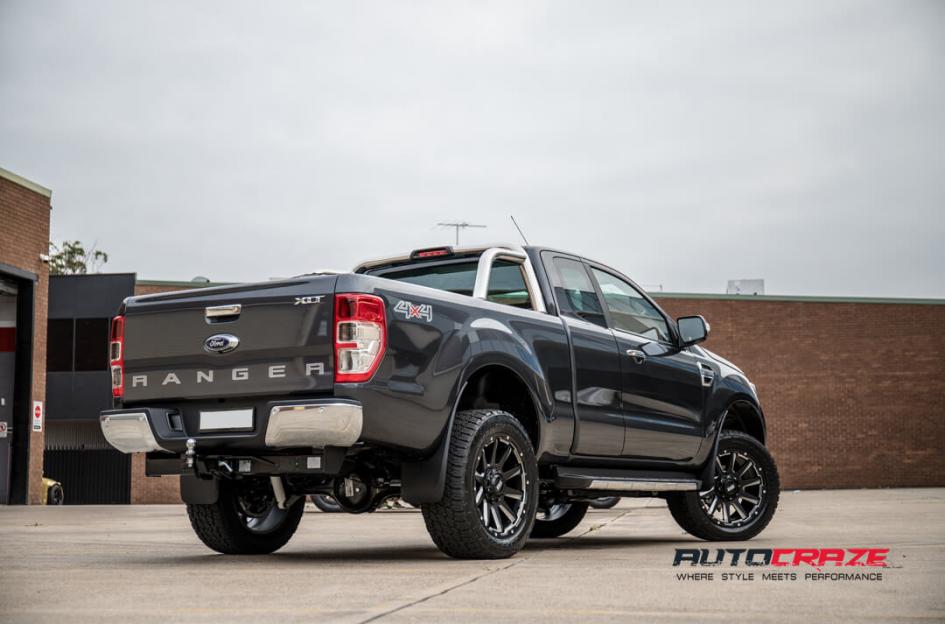 FORD RANGER GD05 MATTE BLACK MILLED ACCENTS